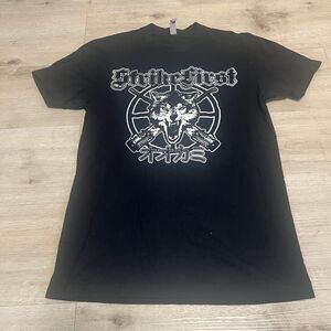 Strike First Mens‎ Shirt Black Sz S Atlanta Punk Oi! Antiheroes Haywire GBH